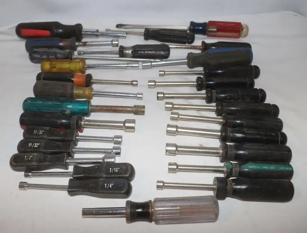 Nut Drivers: Stanley, Vermont American,..