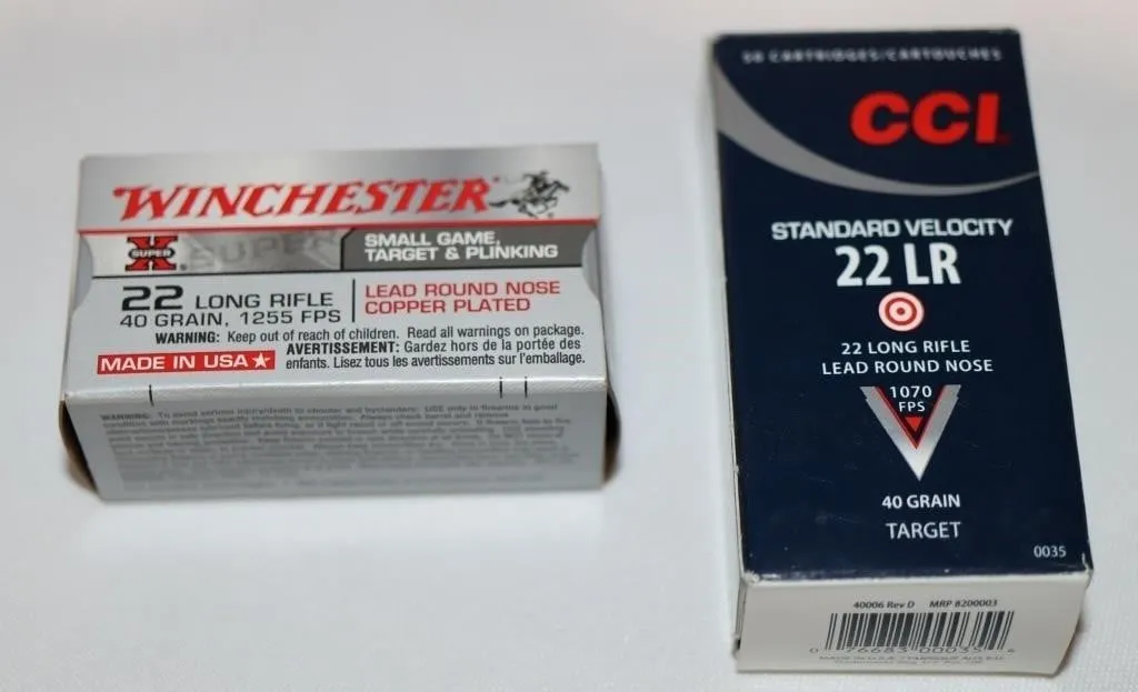 78 Rds. Winchester And CCI 22 LR Ammunition:
