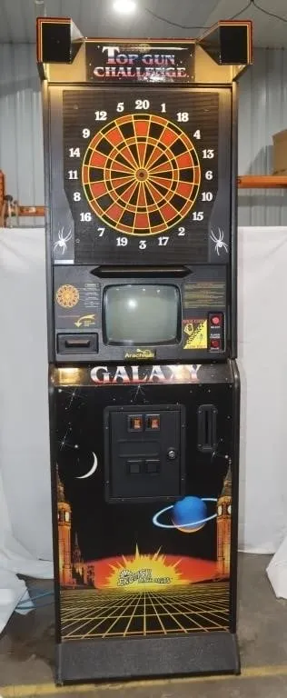Arachnid Galaxy Dart Board Arcade Game, Works