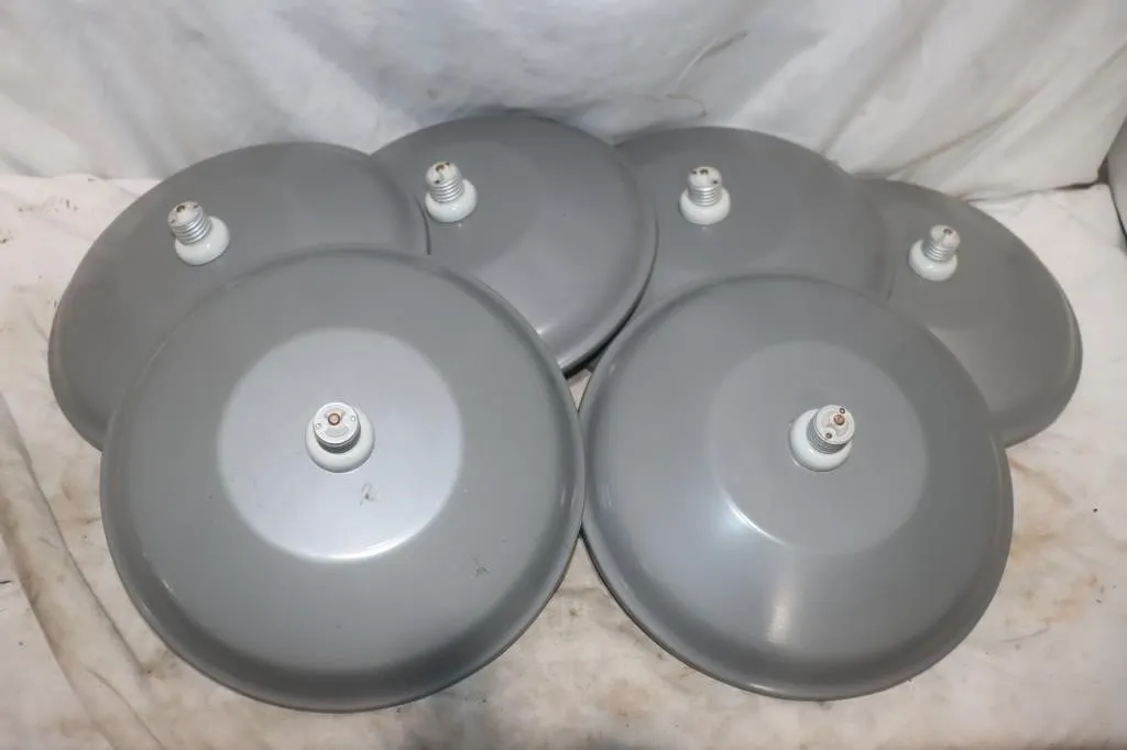 6 Metal Light Fixture Shades