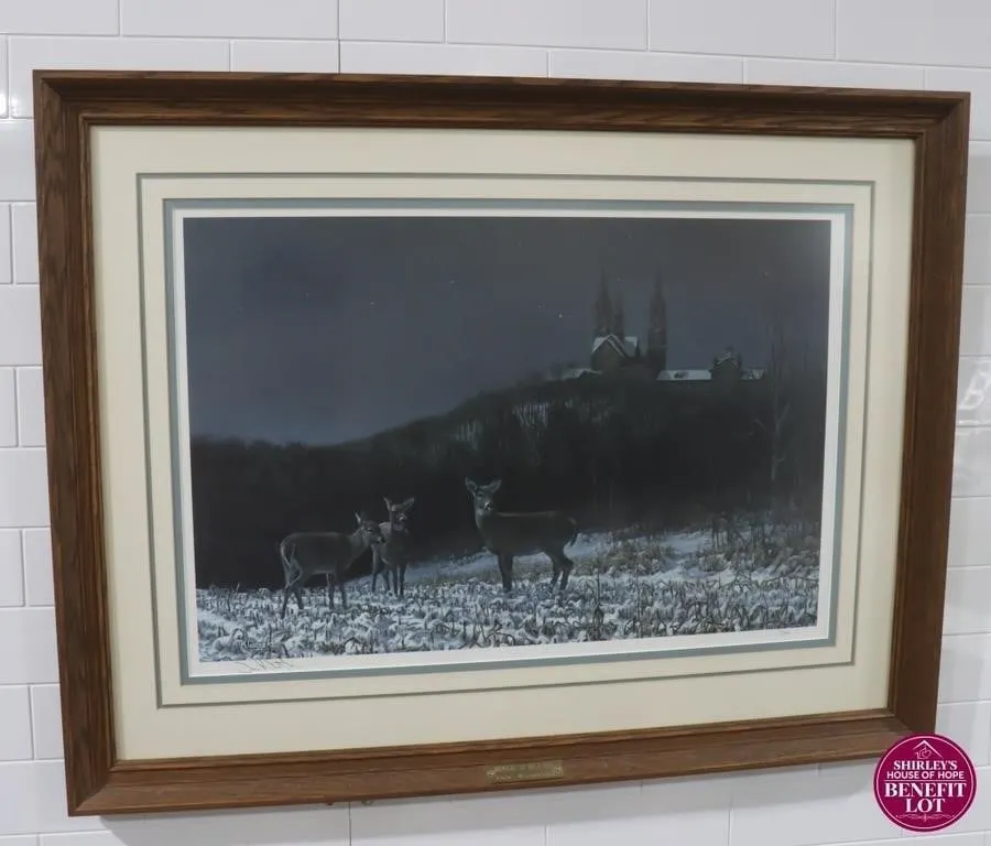 Signed & Numbered Midnight At Holy Hill Print;