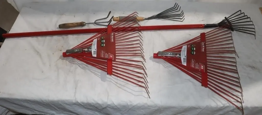 Ace Steel Tine Rakes & Garden Rakes