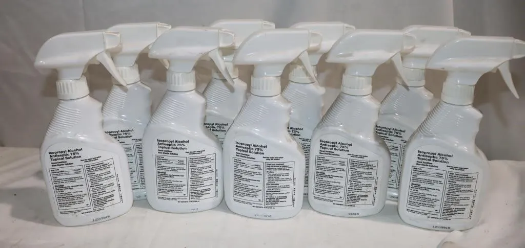 9 Multi-Mist Hand Sanitizer Spray Bottles: