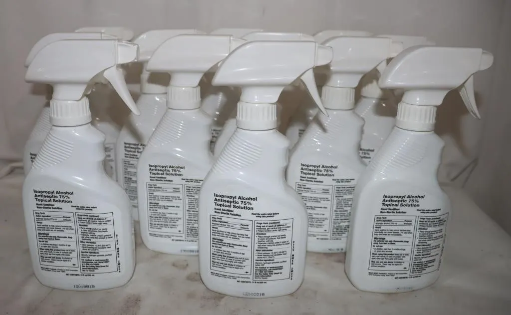 12 Multi-Mist Isopropyl Alcohol Spray Bottles
