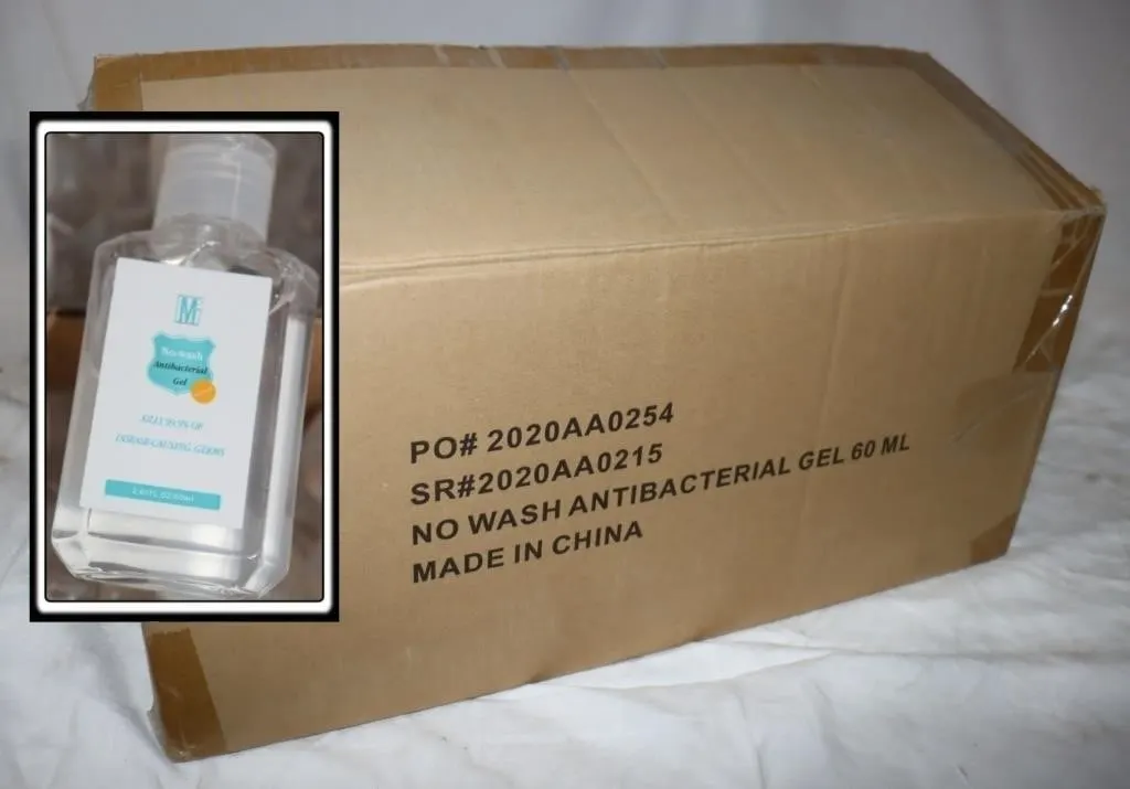 Antibacterial Gel 60ml Bulk Case
