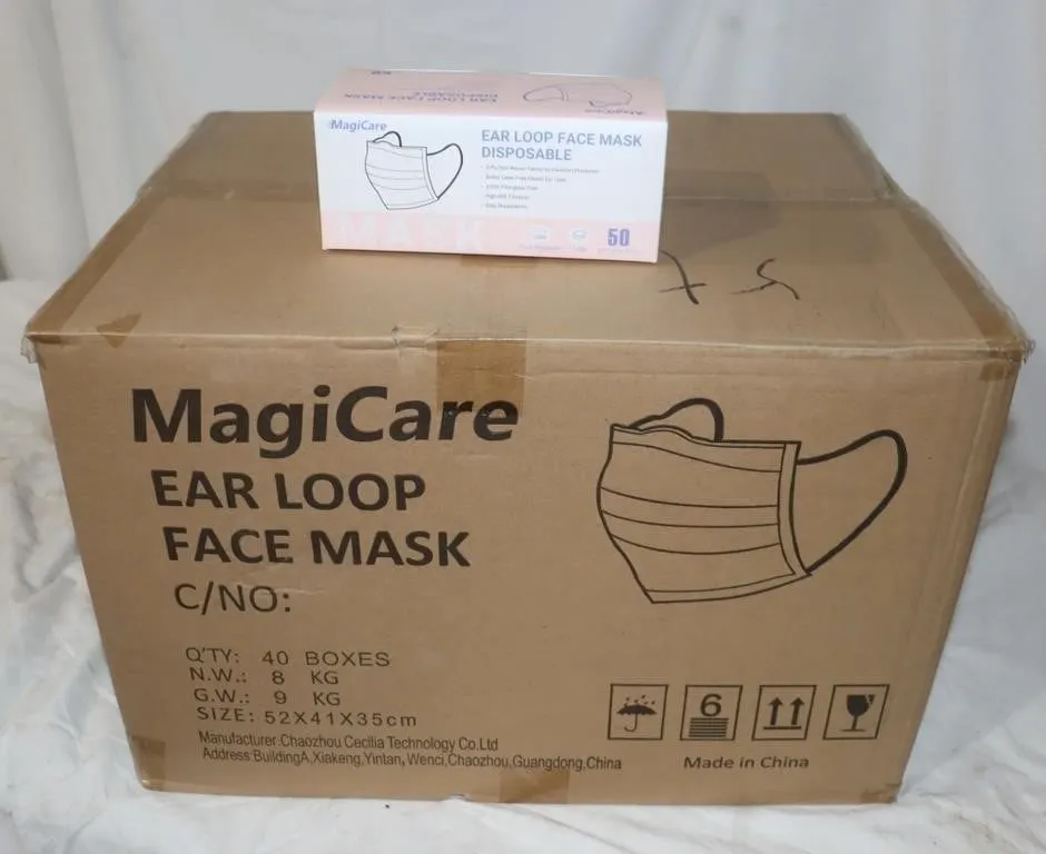 Full Case MagiCare Disposable Face Masks