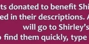 Shirley's House of Hope Benefit Auction Lot Info