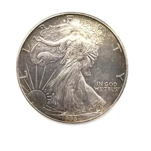 Toned One Ounce Fine Silver 1993 Silver American