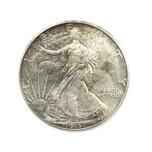 One Ounce Fine Silver 1993 Silver American Eagle