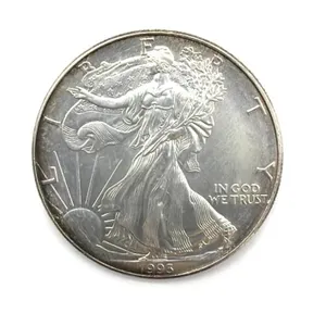 One Ounce Fine Silver 1993 Silver American Eagle