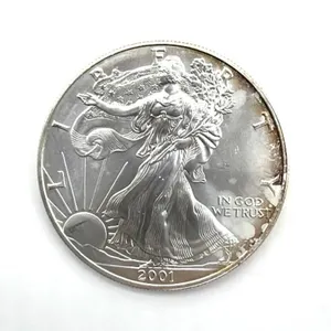 One Ounce Fine Silver 2001 Silver American Eagle