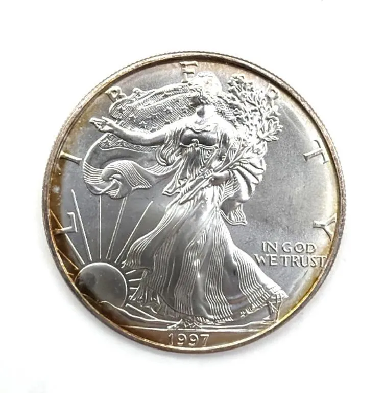 One Ounce Fine Silver 1997 Silver American Eagle