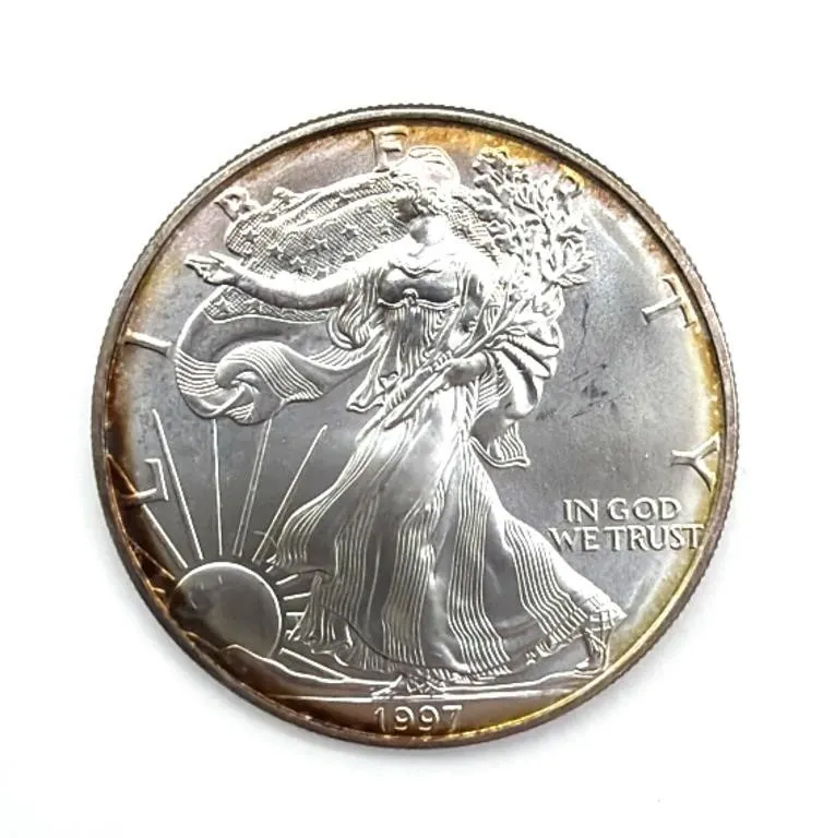 One Ounce Fine Silver 1997 Silver American Eagle