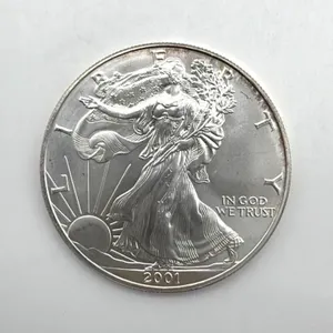 One Ounce Fine Silver 2001 Silver American Eagle