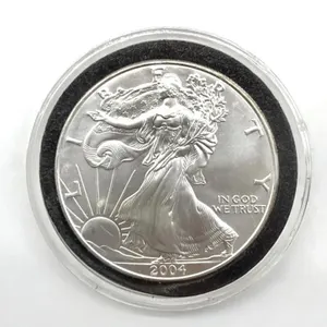 One Ounce Fine Silver 2004 Silver American Eagle