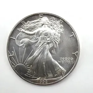 One Ounce Fine Silver 1992 Silver American Eagle