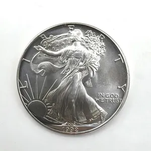 One Ounce Fine Silver 1992 Silver American Eagle