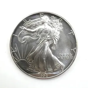 One Ounce Fine Silver 1992 Silver American Eagle
