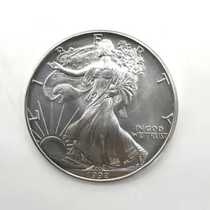 One Ounce Fine Silver 1992 Silver American Eagle