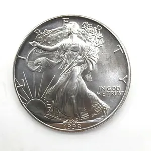 One Ounce Fine Silver 1992 Silver American Eagle