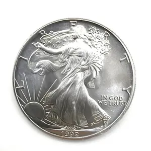 One Ounce Fine Silver 1992 Silver American Eagle