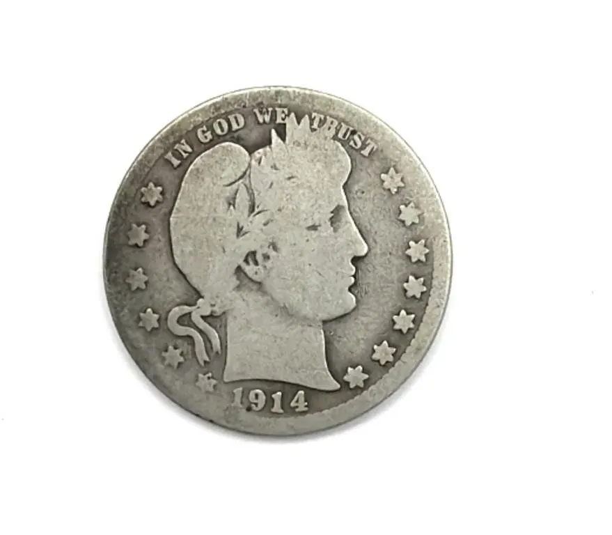 1914 Barber Quarter