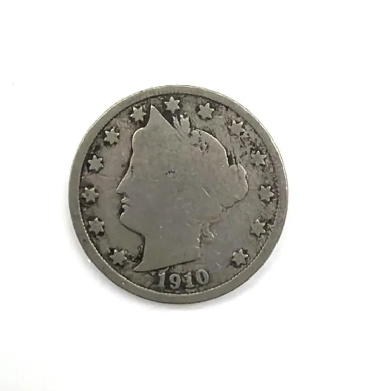 1910 Liberty Head V Nickel