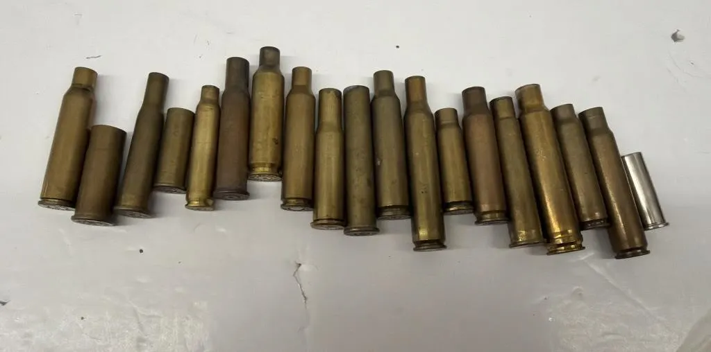 Mixed cartridges and brass