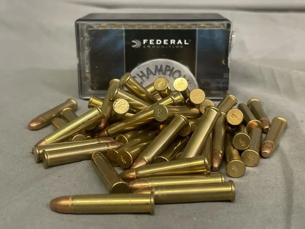 Big of assorted .22 cal. WIN MAG ammo. 95
