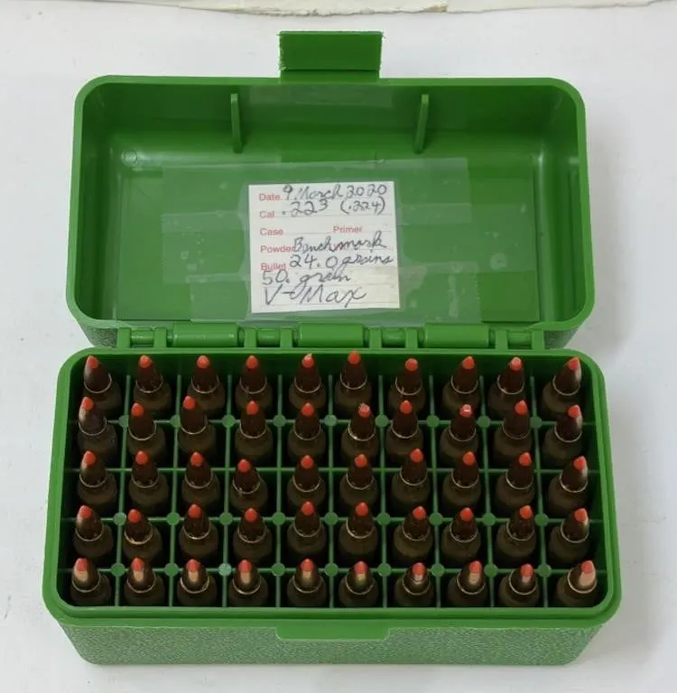 .223 Ammo in Ammunition Case 50ct