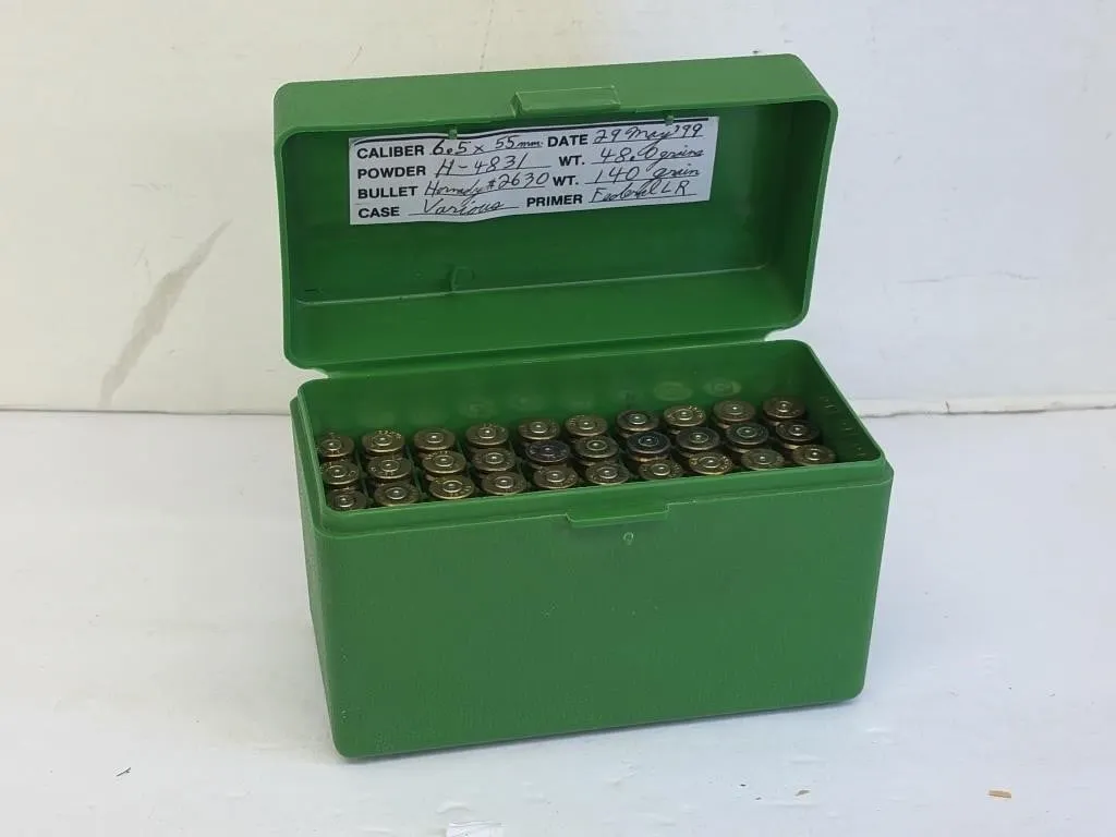 6.5mm Brass in Ammo Box