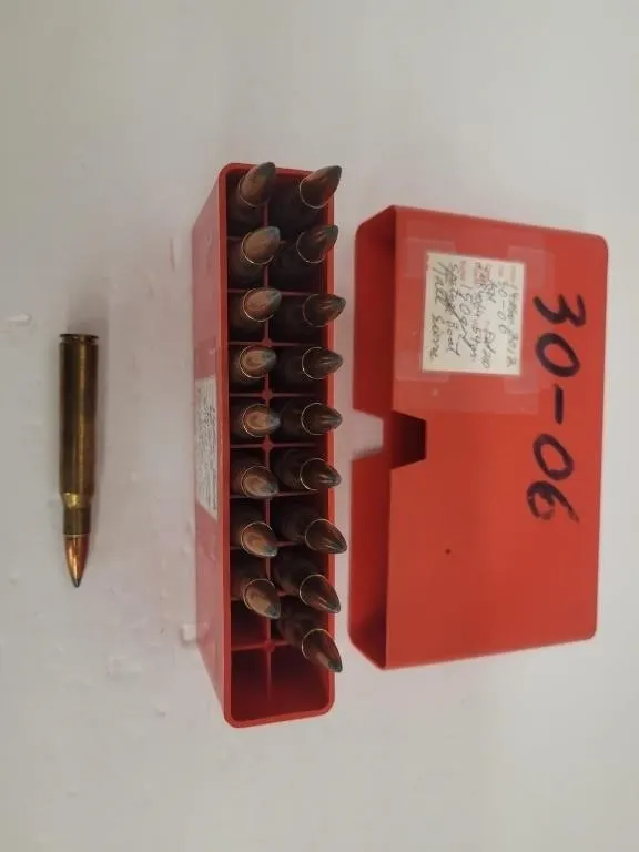 18 Live Rounds Win 30-06 150 gr