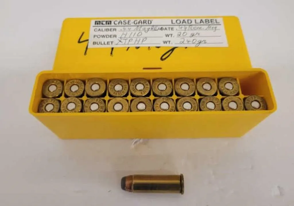 20 Live Rounds Rem .44 Mag