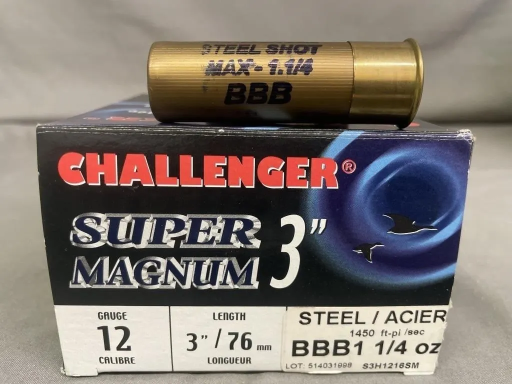 Box of 25 Challenger Super Magnum 3-inch High