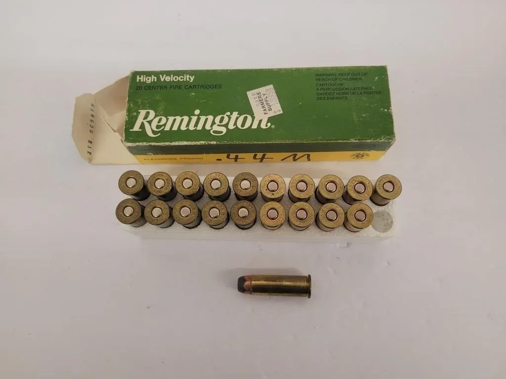 20 High Velocity .44 Mag Live Rounds