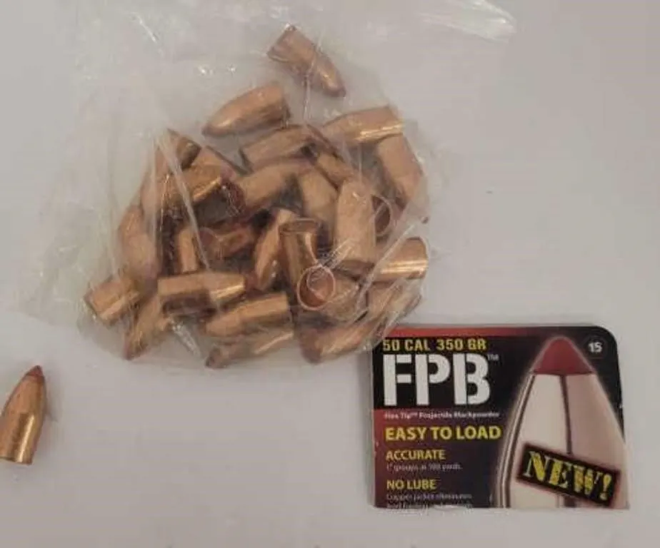 32 .50 cal. 350gr FPB Blackpowder Projectile