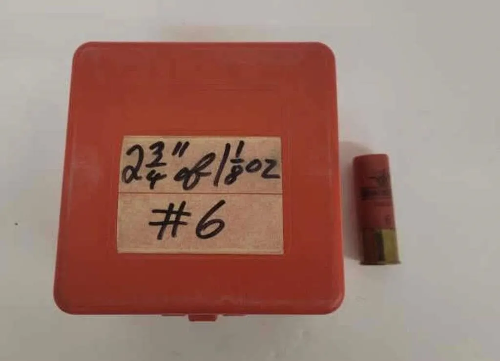 25 Live Rounds 2 3/4" ONE 1 1/8" oz #6