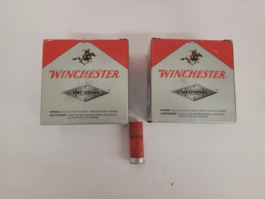 1 box of 19 &1 box of 25 win 12ga 2 3/4" 3