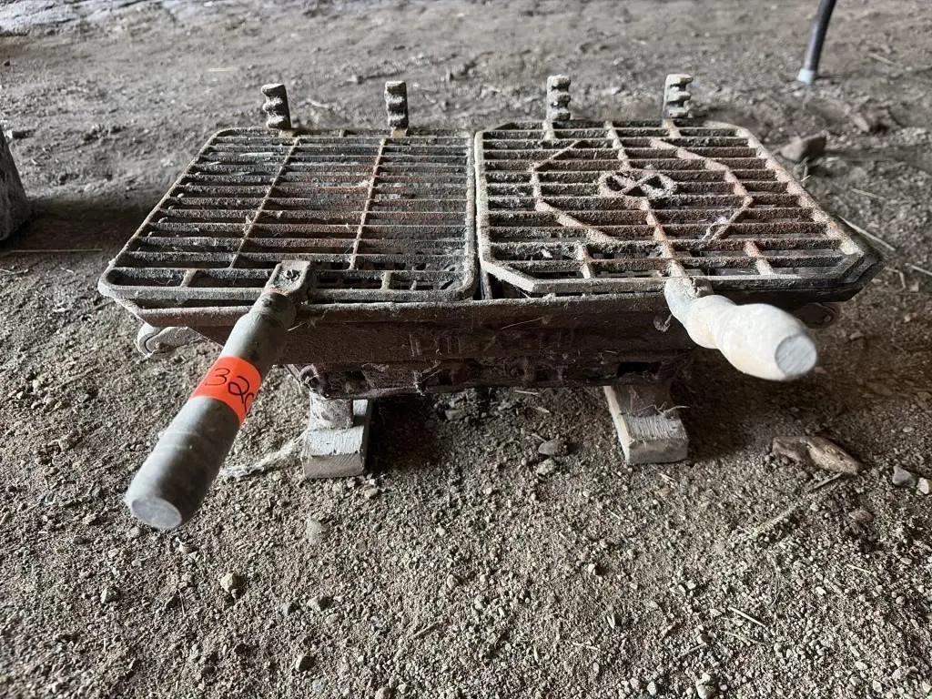 vintage cast iron hibachi grill