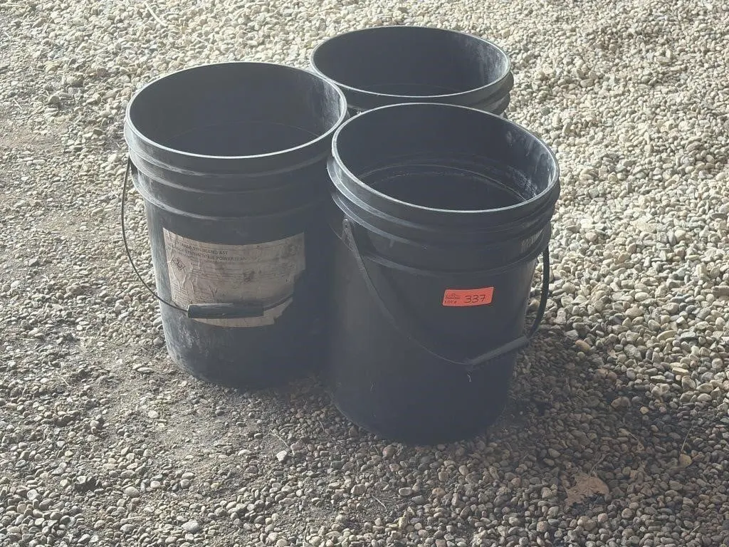 3 - 5 Gallon Buckets