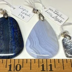 3 Stone Pendants. *SC