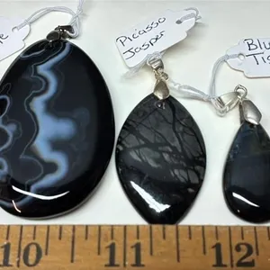 3 Stone Pendants. *SC