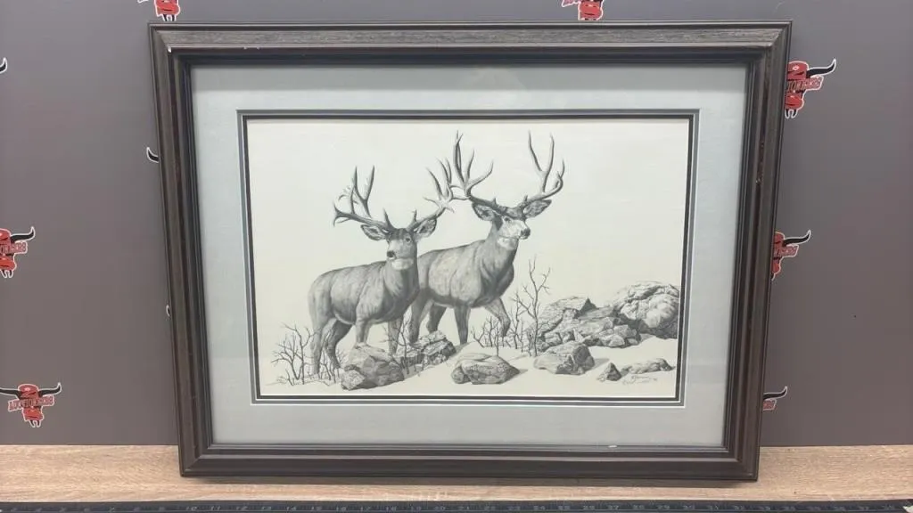 Framed Print Buck Fever, 201/395 By B. Brown