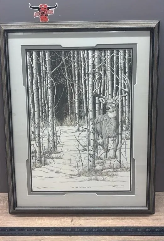 Framed Print Off The Beaten Path, 404/595 By B.