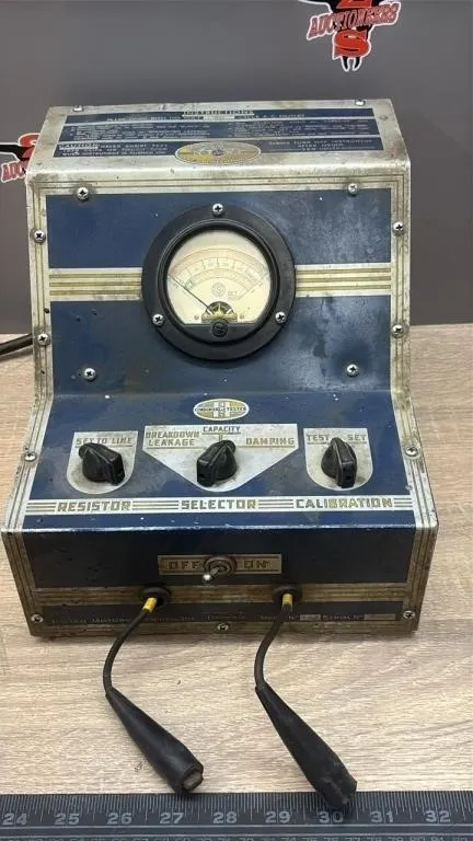 United Condenser 4-Way Tester. Untested.