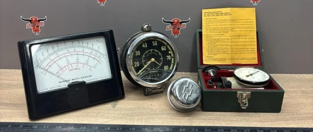 Asst. Meters - Tachometer, Multimeter, Etc.