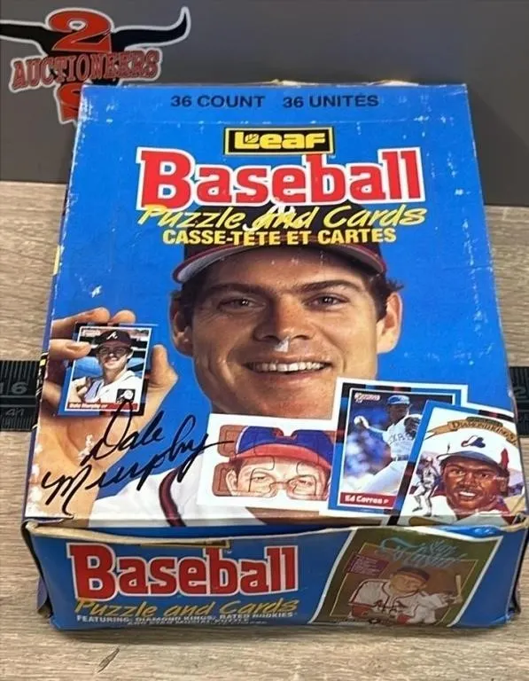 Leaf Puzzle and Baseball Cards, looks like it's