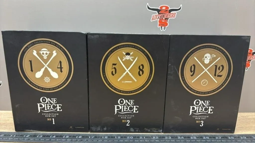 One Piece Collection Box DVD Set 1, 2 & 3.