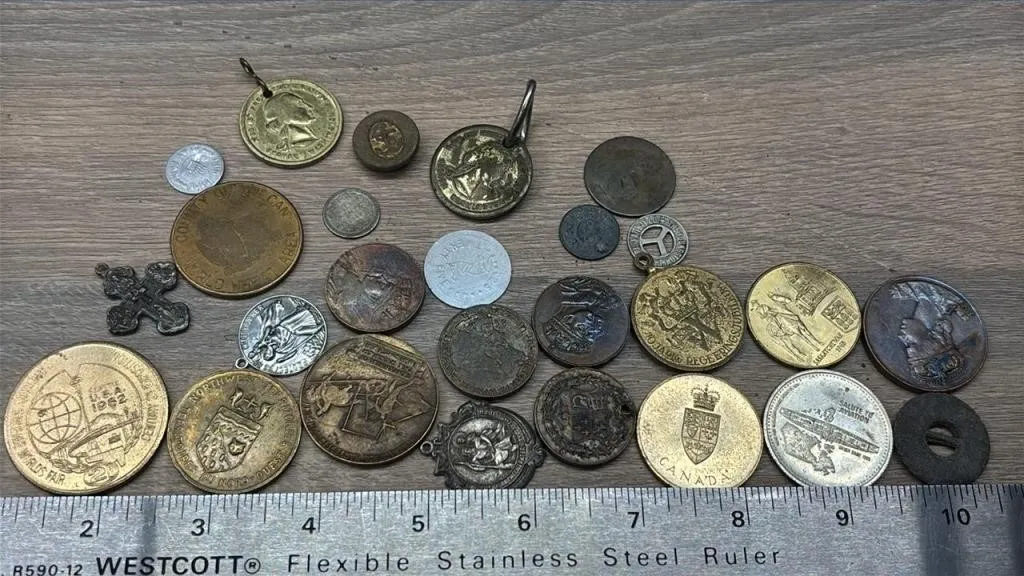 Asst. Coins & Collectable Items.