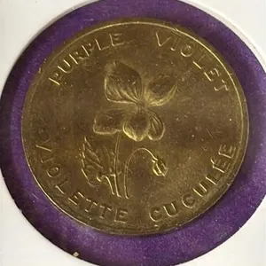 1867 Purple Violet New Brunswick Coin.